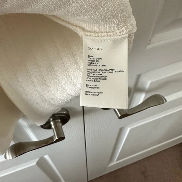 OAK + FORT Ribbed Short Sleeve Mini Dress - Picture 3 of 4